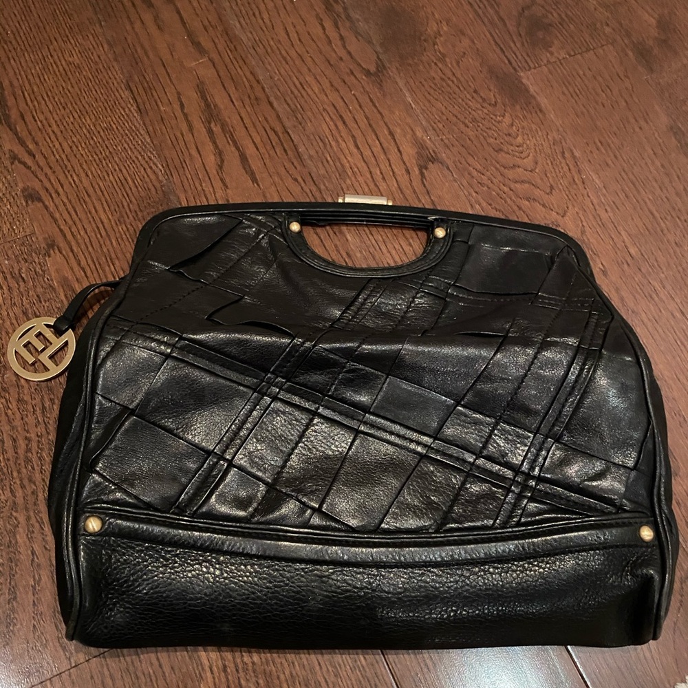 Elliot Luca fold over clutch